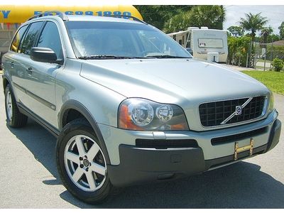 04 florida xc90 one owner clean carfax leather 3rd row seat moonroof 7 passenger