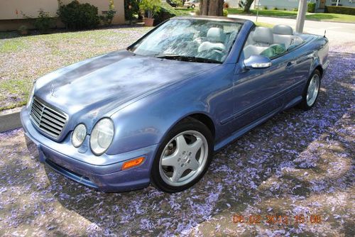 Mercedes-benz clk convertible with super low miles just in time for summer fun!