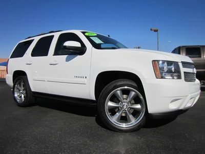 2007 chevrolet tahoe ltz suv-captains chairs 22 inch wheels leather~low miles!