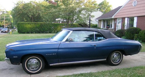 1970 chevelle convertible 1 owner barn find