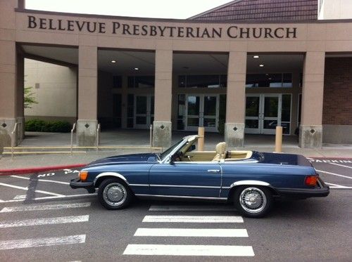 1983 mercedes-benz 380sl low miles estate sale clean title donated to church