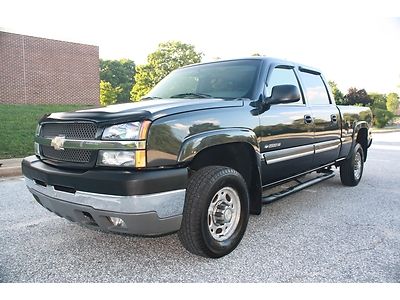 03 chevy 2500 hd ls 2500hd 8.1l v8 4x4 - 1 owner - clean carfax - tow package