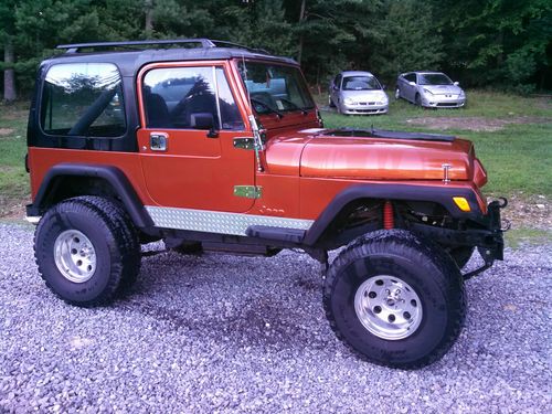 1988 jeep wrangler with fuel injected 350 chevrolet engine