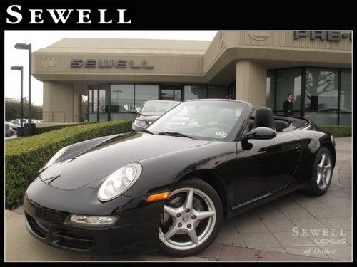 2006 porsche 911 convertible navigation 6-speed leather low miles clean carfax