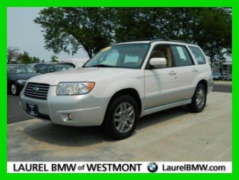 2007 subar forester 2.5 x l.l. bean 07 leather 2.5l h4 16v automatic awd  4wd