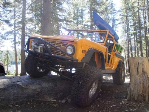 1970 early ford bronco clean custom classic rock crawler driver low reserve efi