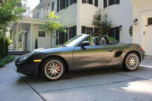 2003 boxster s  slate grey  convertible 34,750 miles, one owner