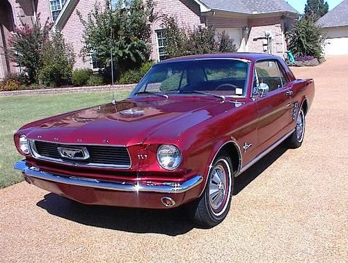 1966 ford mustang  - clean - 6-cylinder automatic