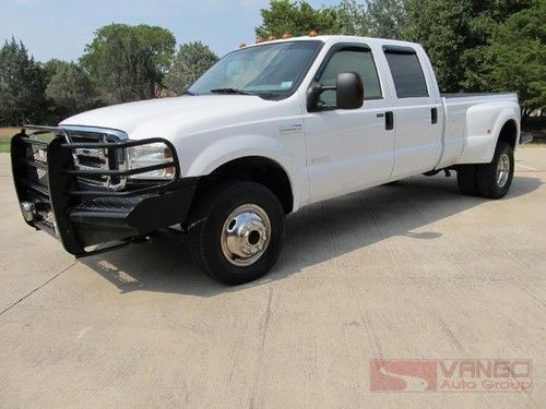 2006 f350 xlt 4x4 powerstroke diesel tx-owned well maintained 18mpg clean