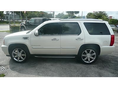 2008 cadillac escalade awd 1 owner clean history report "florida vehicle" clean