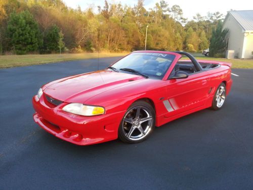 1997 ford mustang saleen s281 convertible vortech supercharged 57k miles
