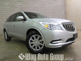 2013 buick enclave 1 owner suv silver leather financing warranty call now loaded