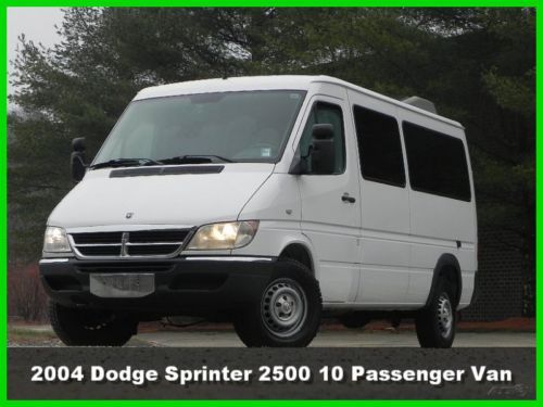 04 dodge sprinter wagon 2500 10 passenger van 2wd 2.7l mercedes turbo diesel