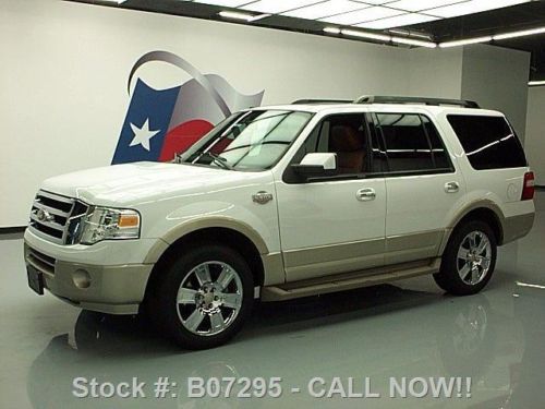 2009 ford expedition king ranch sunroof nav dvd 63k mi texas direct auto