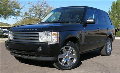 No reserve 2003 range rover w/ low miles very clean moon, nav, leather beautiful