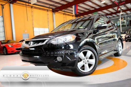 07 acura rdx turbo sh-awd technology package navigation rear cam roof runboards