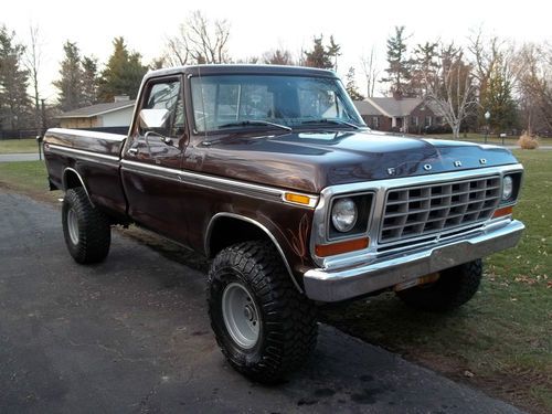 1978 ford f-150 4x4 long bed, very nice southern truck, lifted suspension 4"