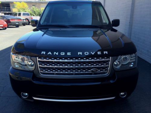 2011 land rover range rover supercharged rare fully loaded az rust free