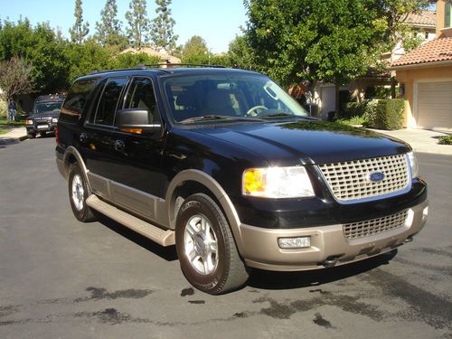 2004 ford expedition eddie bauer edition - 3rd row power seats, leather - clean!