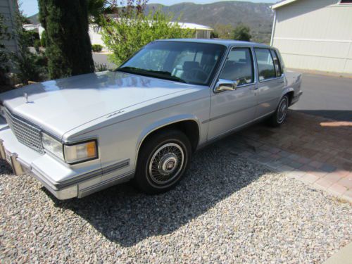 1987 cadillac deville used,  4door sedan, recently inherited