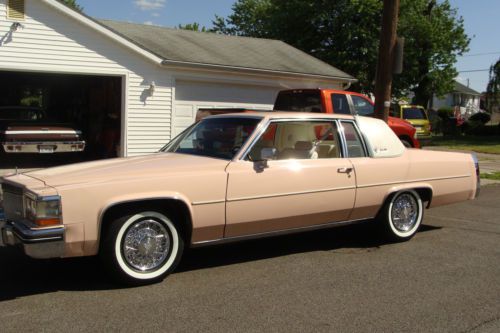 1984 cadillac coupe deville wow pink!! 59,500 miles