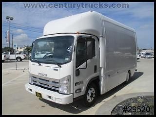 Isuzu npr diesel regular cab 14&#039; supreme van body work truck - we finance!