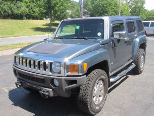2006 hummer h3 132k  stealth gray black leather interior chrome edition must see