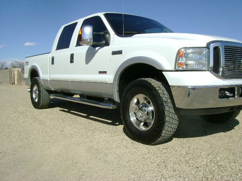 2006 ford super duty 4x4 lariat crew cab short bed diesel "no reserve"