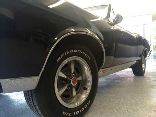 1967 pontiac gto convertible #;s matching 400/400 starlight black by owner