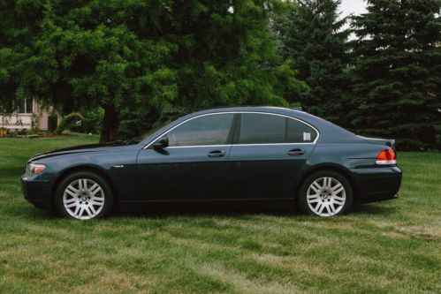 2002 bmw 745i base sedan 4-door 4.4l exceptional condition !