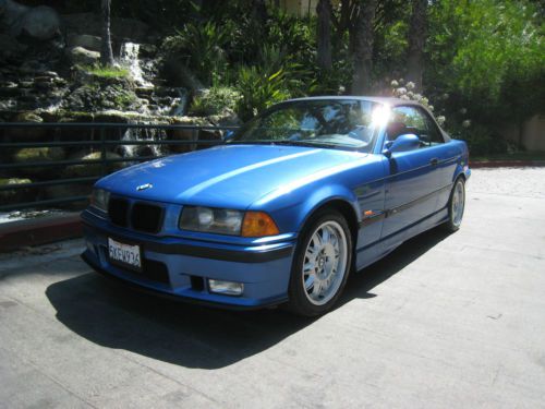 1999 bmw m3 convertible 5spd manual 97k miles ~*estroil blue*~