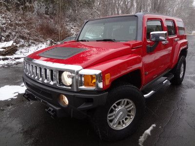 Hummer h3 sunroof navigation heated leather seats loaded autocheck no reserve