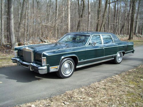 1978 lincoln*towncar*continental*in same family since new*a beautiful survivor!