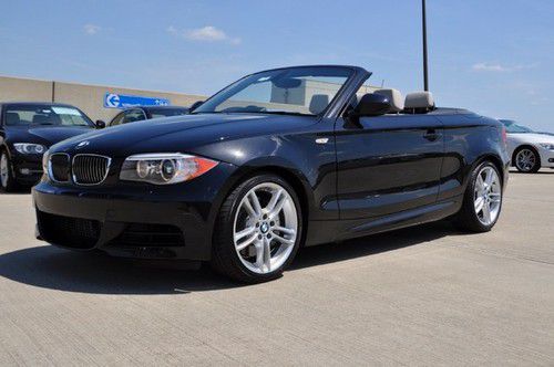 Bmw executive demo m sport 135i convertible w/ 7 speed trans navigation + more