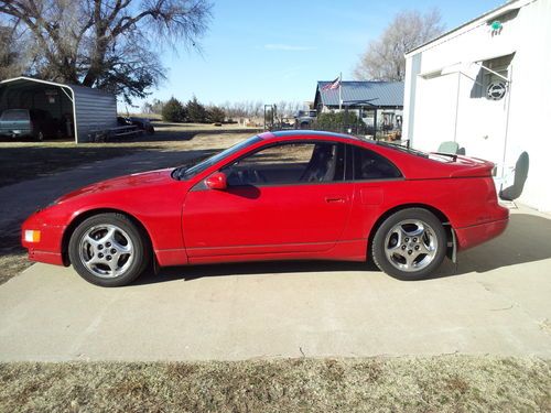1990 nissan 300zx turbo red!