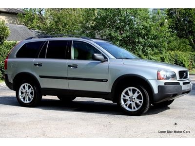 2005 volvo xc90 suv t6 awd automatic leather roof 3rd row clean carfax alloys tx