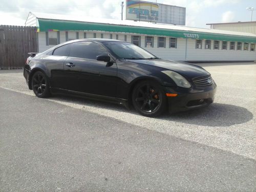 2004 g35 coupe 6 speed manual black on black bose brembo brakes this is the one!