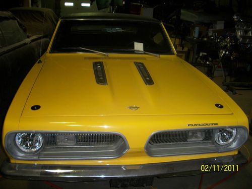 1968 plymouth barracuda 8 cyl auto solid car great hemi or 440 project