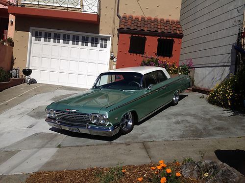 1962 chevy impala ss 383 stroker eng,700r4 trans,wilwood disc brakes