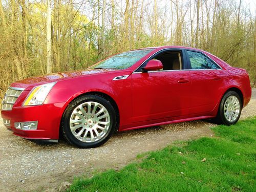 2010 cadillac cts premium sedan 4-door 3.6l awd clean fully loaded one owner