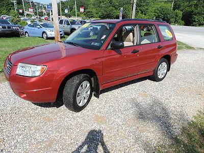 2008 subaru forester, no reserve, one owner, no accidents, cd player, abs brakes