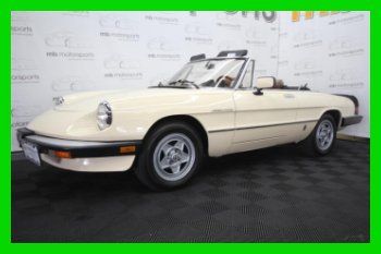 84 alfa romeo spider veloce excellent condition 4 to chose from