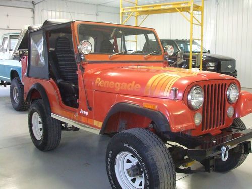 1979 jeep cj-5 renegade original paint and body with sbc v8