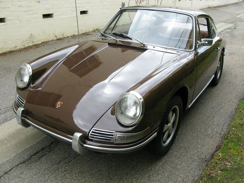 No reserve! rare early 912, painted dash, special order 356 color togo brown,