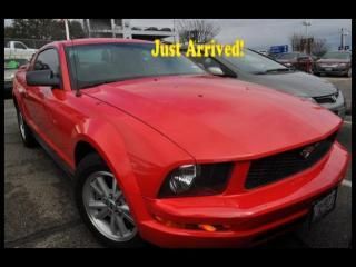 06 ford mustang v6 coupe 2 door, cloth, 5 speed, we finance!