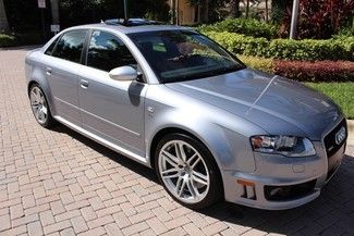 Audi rs4 only 43k miles, one owner clean carfax south florida vehicle we finance