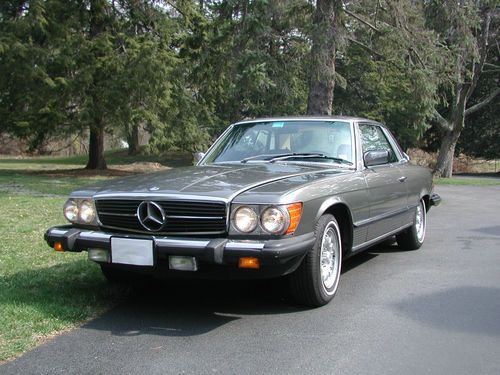 Classic 1981 mb380 slc, anthracite grey, with tan interior.