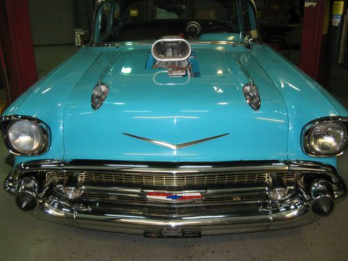1957 chevy "pro-street" 2-dr sedan