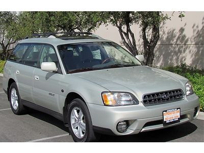 2004 subaru outback h6 3.0 ll bean edition wagon clean one owner pre-owned