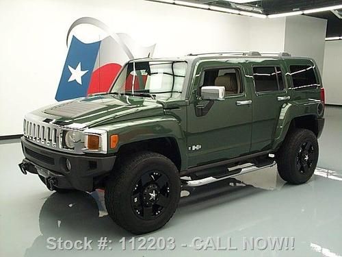 2006 hummer h3 4x4 sunroof htd leather roof rack 45k mi texas direct auto